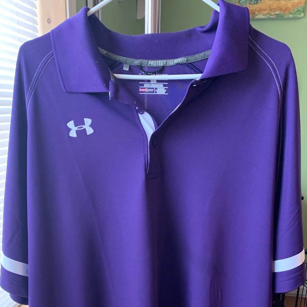 Under Armour Purple Polo